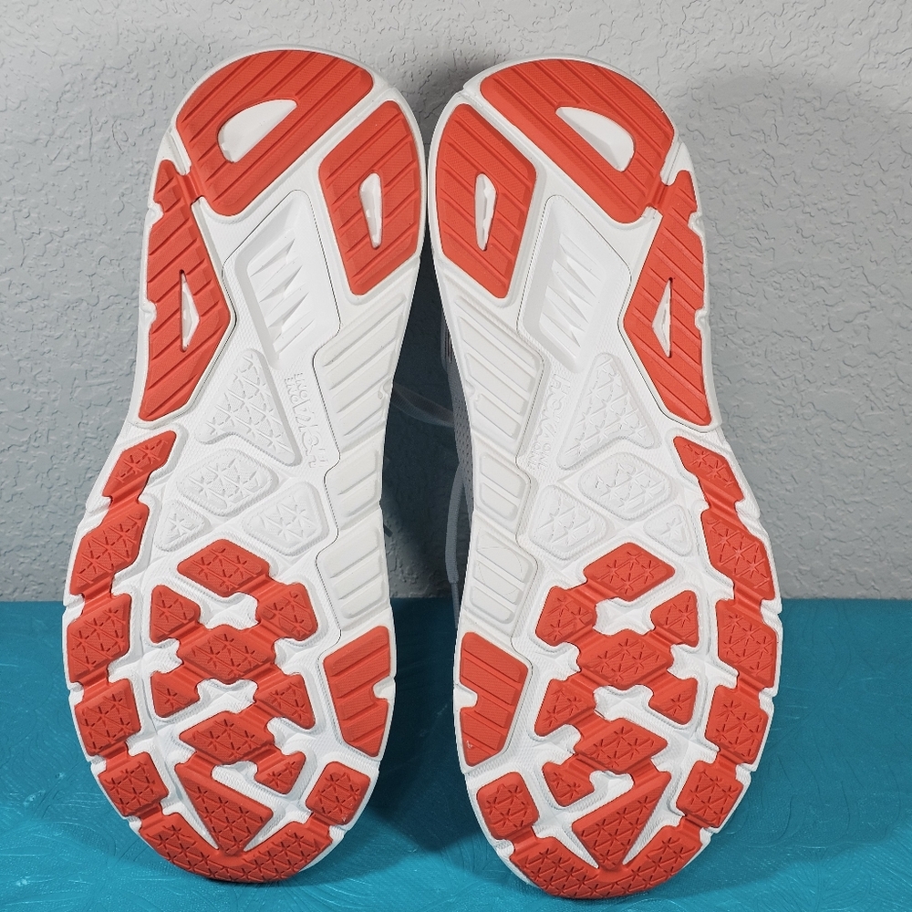 Hoka Men's Arahi 7 Cosmic Gray/Tomato Size 11.5 - Picture 5 of 9